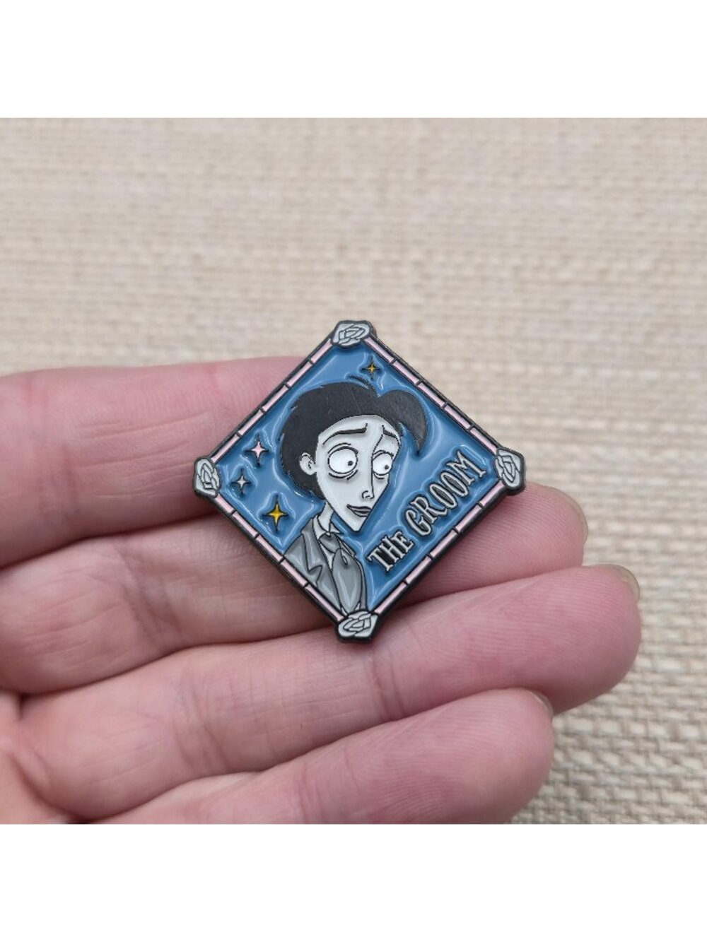 Tim Burton Corpse Bride Victor The Groom Enamel Lapel Pin Gothic Fantasy A9165